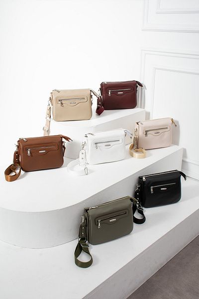 Senna Collection Useful Crossbody Bag with Multiple Compartments