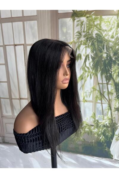 Suzan Peruk Doğal boyasız Ana renk Baby ipek taban Tepelik %100 Gerçek saç 13x14cm genişlik 100gram 60cm