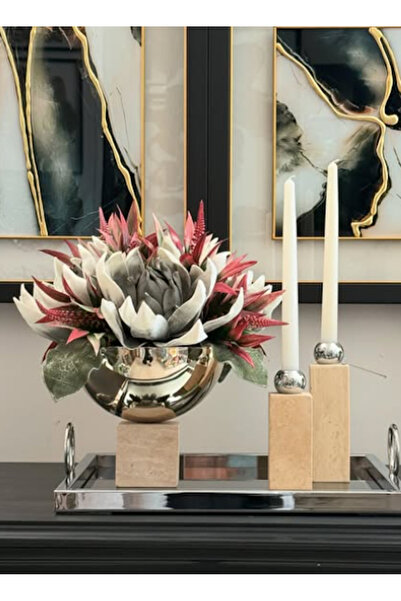 MIARIK DESIGN & DEKORASYON Dekoratif top Sivama Ayak Kase