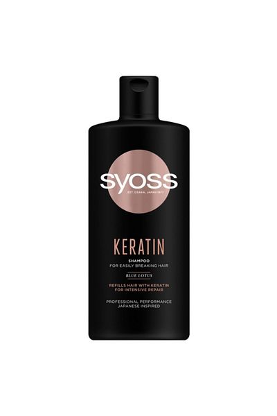 Syoss 440ML BLUE LOTUS KERATIN SHAMPOO