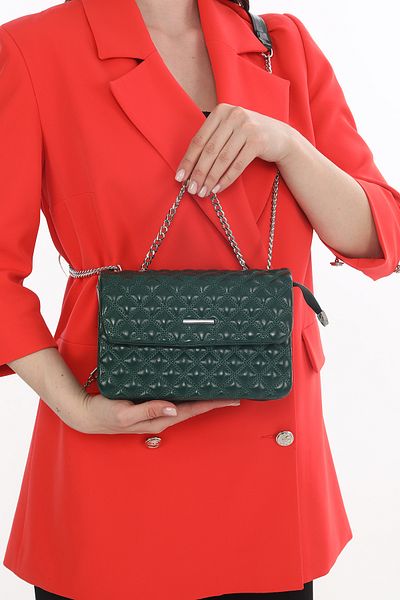 Senna Collection GEANTĂ CROSSBODY MINUNATĂ CU DETALII DE LANT MATLASAT