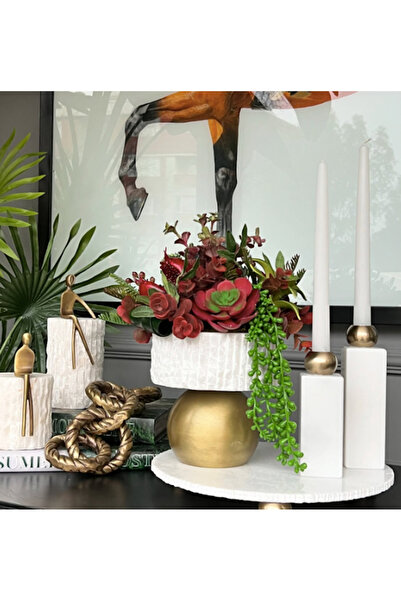 MIARIK DESIGN & DEKORASYON Dekoratif top Sivama Ayak Kase