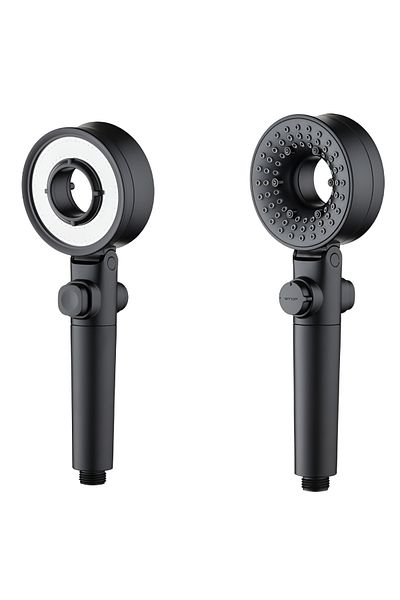 OEM Multifunctional shower head with 3 spray modes + 4 PP cotton filters with calcium sulfite balls