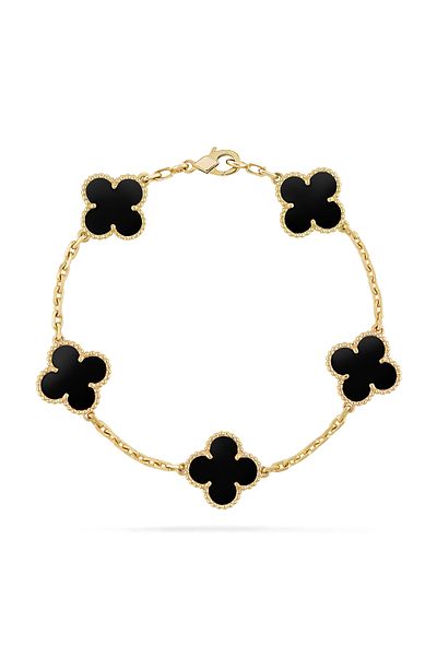 ElectraStore Set of 2 Black Elegance Bracelets