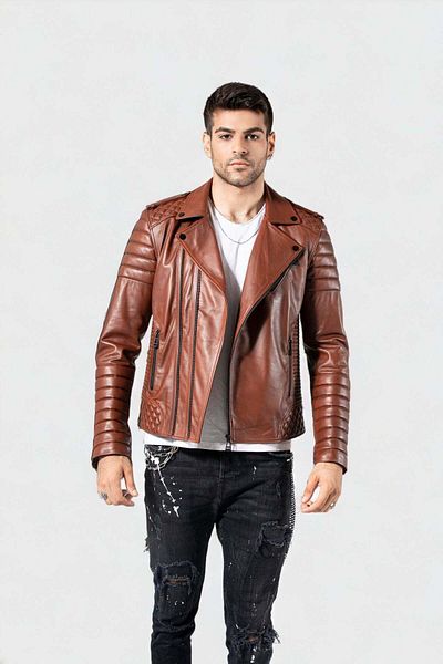 SVELG Edward the Whiskey - Men's Leather Jacket