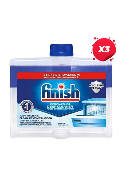 Finish X3 - 250ML REGULAR DISHWASHER MAINTENANCE SOLUTION