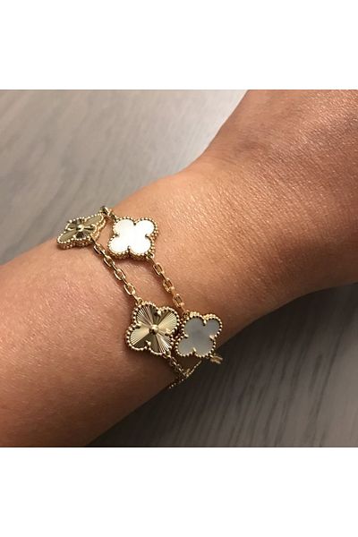 ElectraStore Golden Ilaria Bracelet Set