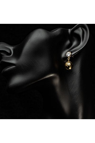 ElectraStore Gold Shine Gold Plated Earrings