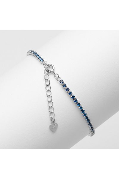 ElectraStore 925 SILVER Adjustable Tennis Bracelet