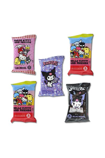 kuromi Islak Cep Mendili 15 Yaprak (596565) 5 Adet