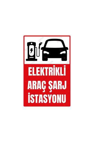 Hayg Equipment Elektrikli Araçlara Özel Şarj İstasyonu Levhası – Alüminyum Uy...