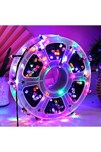 OEM Linear Christmas Installation large bulbs, 100m roll, 8 light effects, indoor/outdoor, Multicolor