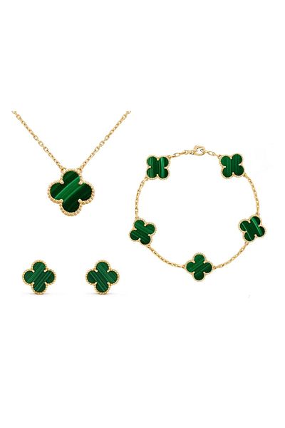 ElectraStore Agatha Flower Jewelry Set