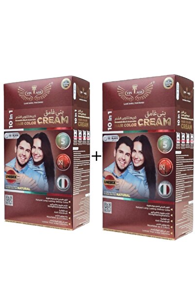Vintage كريم لتلوين الشعر 10×1 بني غامق (قطعتين )