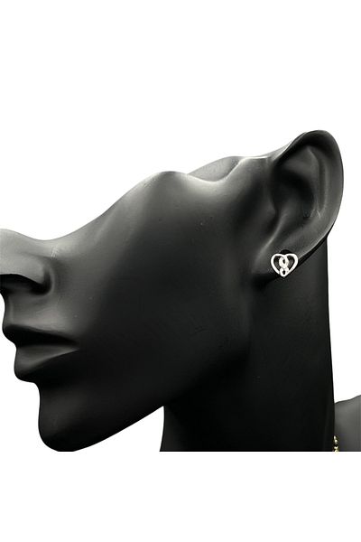 ElectraStore 925 Silver Love Earrings
