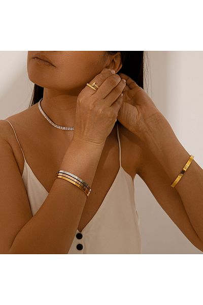 ElectraStore Set of 3 LOVE Bracelets