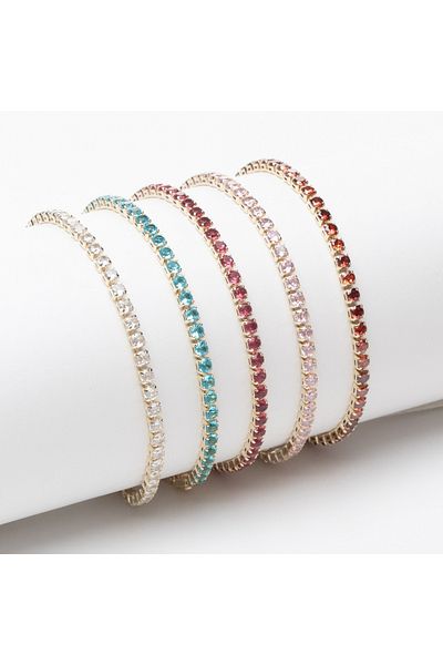 ElectraStore Set of 5 Mia Tennis Bracelets