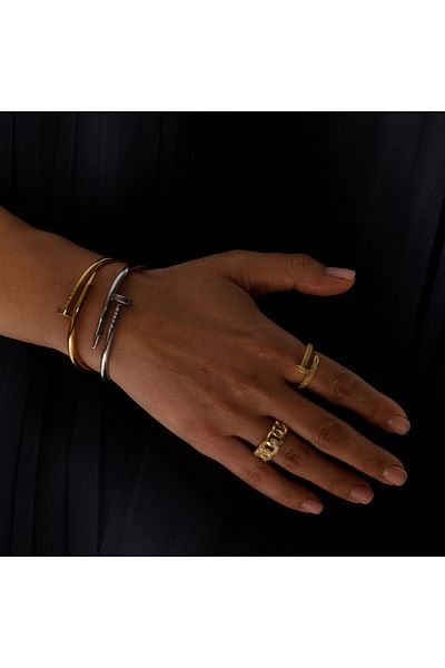 ElectraStore Set of 2 Shiny CUI Bracelets