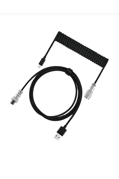 Genel Markalar Coiled Kablo, Sarmal Kablo, Mekanik Klavye Kablosu, Type C Usb...