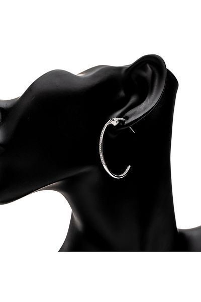 ElectraStore CUI Silver Earrings