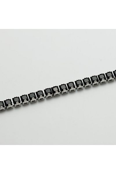 ElectraStore Unisex Tennis Bracelet Black