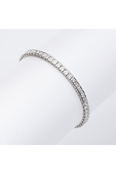 ElectraStore Solid 925 SILVER Tennis Bracelet