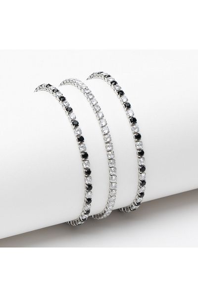 ElectraStore Set of 3 Tennis Bracelets Khloe