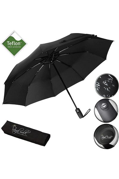 OEM Compact Luxury Folding Rain Umbrella, Automatic Opening and Closing, Windproof