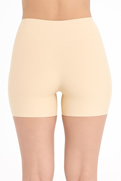 Boubon Co Skin Color Cream Women's Laser Cut Recovery Women's Boxer Cream Color