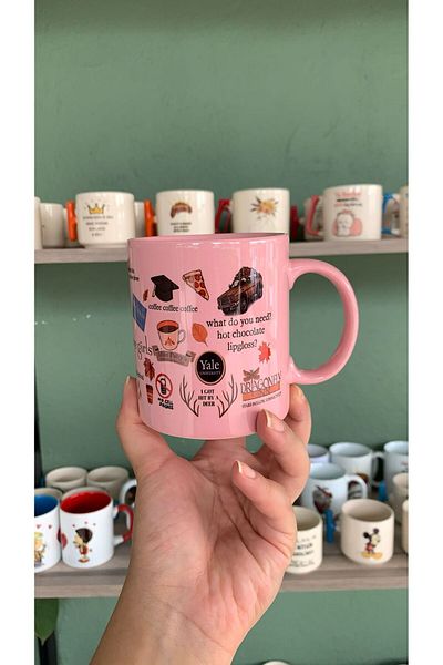 GünayStore Gilmore Girls Pink Printed Tea Coffee Cup Mug