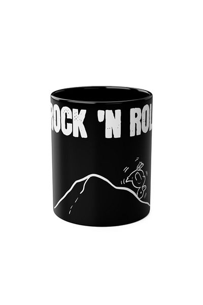 DUBLEMETRE Rock'N Roll Themed Printed Mug
