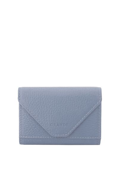 Grande Genuine Leather Card Holder Ice Blue 846