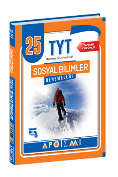 Apotemi Yayınları Ap temi TYT Sosyal Bilimler 25 li Tamamı Çözümlü Deneme