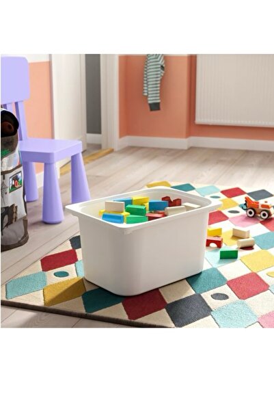 IKEA Trofast Storage Box White 42X30X23Cm