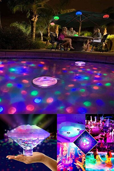 Yu Su Tools Renkli Su Geçirmez LED Havuz Lambası – Banyo, Jakuzi, Akvaryum ve Bahçeler İçin Işıltılı Atmosfer