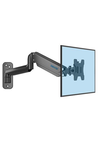 BONTEC Monitor/TV wall mount, Bontec, 13-42 inch -33-106cm, fully adjustable, metal, 8 kg max, black
