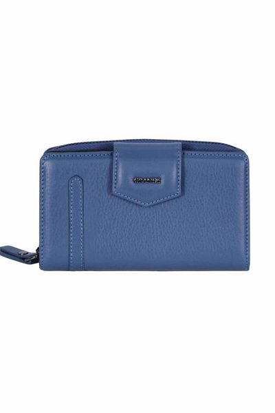 Grande Genuine Leather Women's Wallet Sky Blue 2716