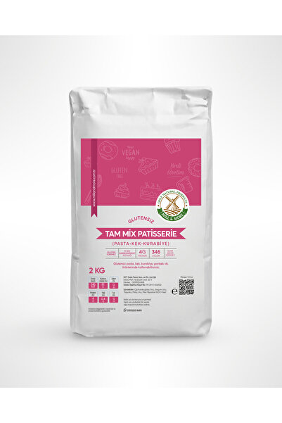 Mill & More Only Natural Products Glutensiz Tam Mix Patisserie Pasta Kek Kura...