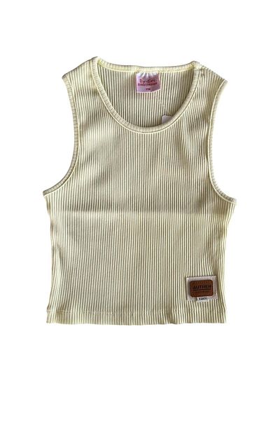 BY-GRİ Girl's Accessory Crop Tank