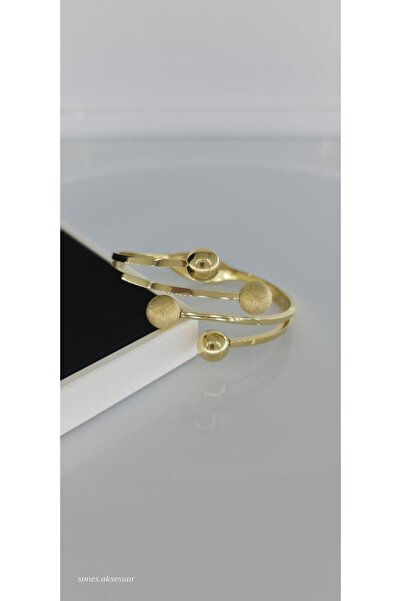 SONES Gold Dört Sıra Dorika Çelik Bilezik c120
