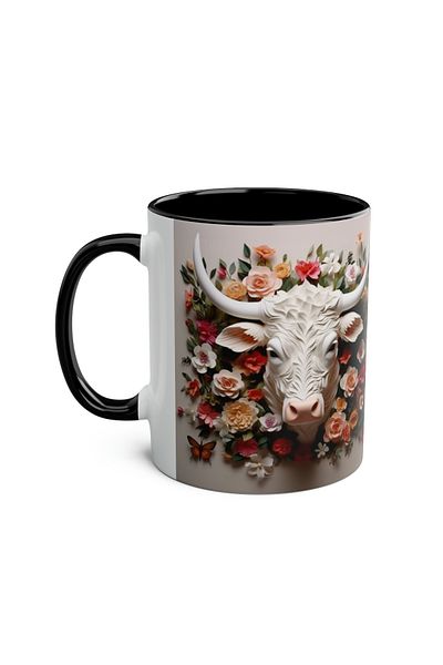 DUBLEMETRE American Bison Buffalo Themed Printed Mug