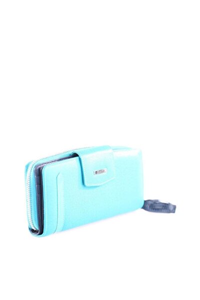 Grande Genuine Leather Women's Wallet Sky Blue 2714
