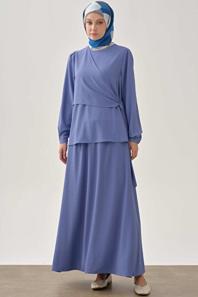 Tuğba Beli Lastikli Etek - Havacı