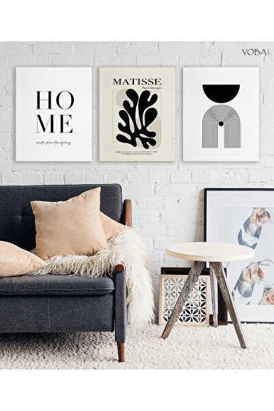 VOBA STORE SET DE Pictură MINIMALISTĂ DECORATIVĂ DE 3 PIESE