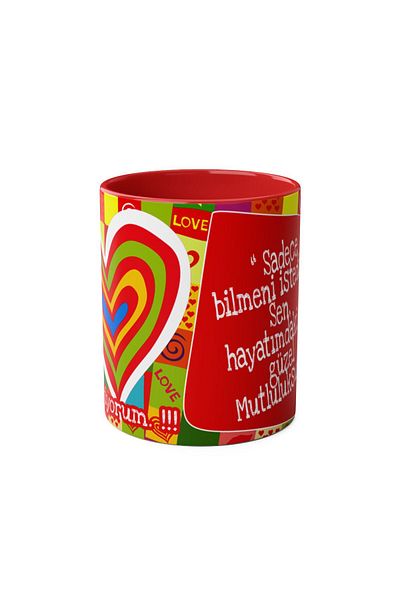 DUBLEMETRE I Love You Printed Mug