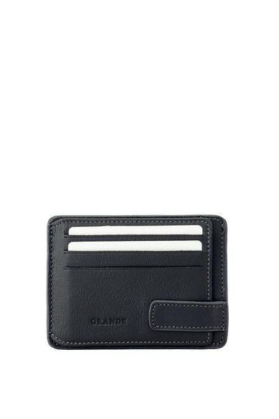 Grande Genuine Leather Men's Wallet Card Holder Gray 544-m