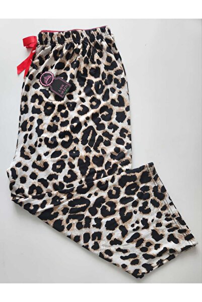 Lady Queen Bambu Likralı Ring Viskon Battal Beden Kapri Pijama Altı 6021