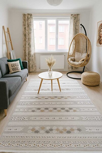 KARAR HALI 4m2 EBATINDA RENGARENK TONLARDA SPOR BOHEM DESENLİ AKRİLİK SALON H...