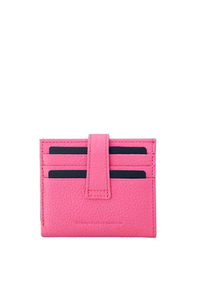 Grande Genuine Leather Card Holder Fuchsia 800