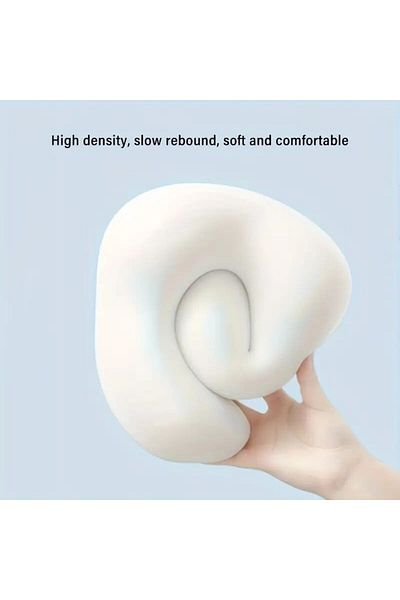 Generic Memory Foam Travel Neck Pillow, U-Shaped, Ergonomic Head Support, Anti-Tilt Design, Portable for Air
